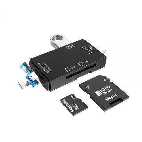 Tf Sd Card Reader Memory Card Portable Usb2.0 Type C Adapter Mu