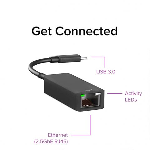 Metal Usb 3.0 To 2500m Gigabit Lan Ethernet Cable Adapter Port