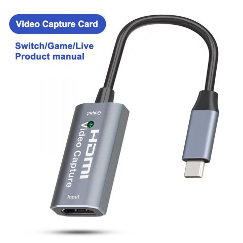 Type-c Video Capture Card Hdmi-compatible To Usb C 1080p Hd Game