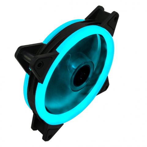 120mm 4pin RGB Case Cooling Fan Blue-red-white Fluid Bearing Led
