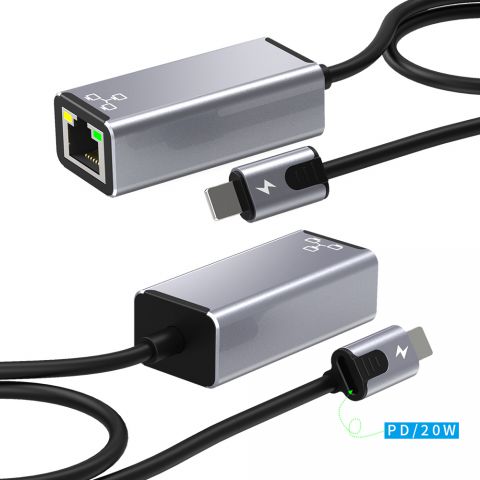 100mbps Wire Controlled Network Cable Adapter Compatible For Iph
