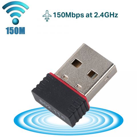 150m Usb Wifi Adapter Wireless 2.4g Network Card Mini Usb 2.0 Rt