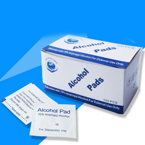 100 Pcs/Box Alcohol Tablets Disposable Medical Disinfection Woun