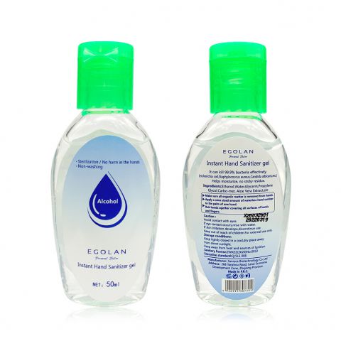 50ML Portable Antibacterial Hand Sanitizer Waterless Quick Dry D