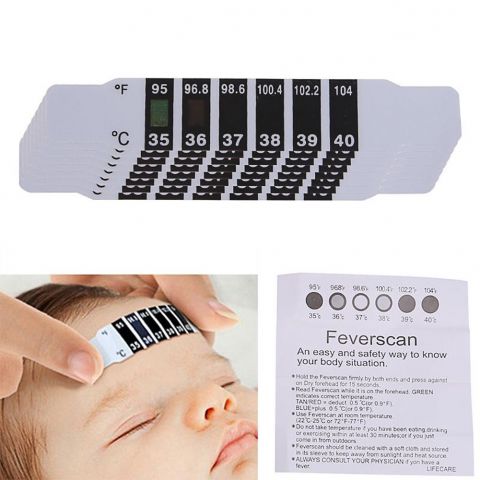 Head Fever Forehead LCD Thermometer