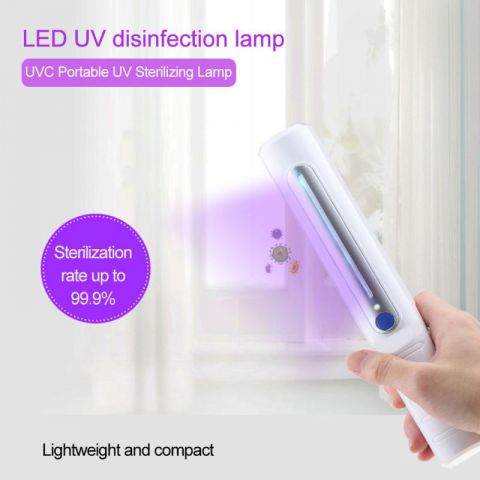 Holding Ultraviolet Lamps Portable Germicidal Light UV Disinfect