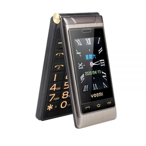 G10-c Dual-display Dual-sim Cellphone 1800mah Flip Mobile Phone