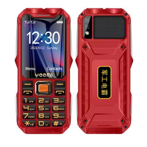 Gsm 2g Mobile Phone 2.6 Inch HD Screen Large Battery Dual Torch
