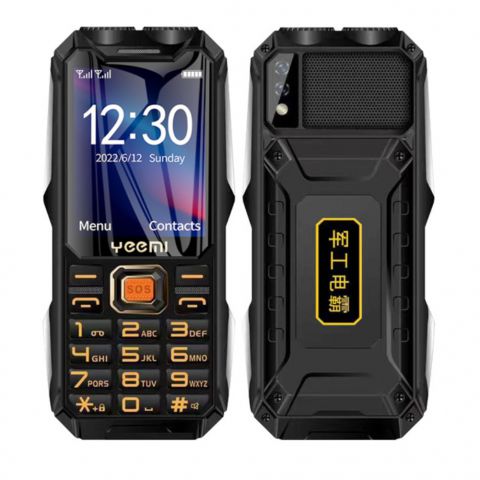Gsm 2g Mobile Phone 2.6 Inch HD Screen Large Battery Dual Torch