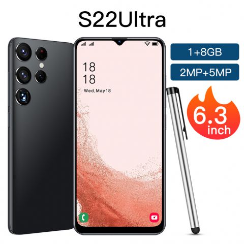 6.3 Inch S22Ultra Smartphones MTK6582 Quad-Core 1GB RAM 8GB ROM